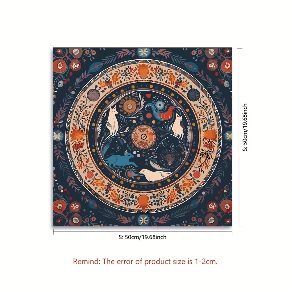 Винтажная круглая скатерть