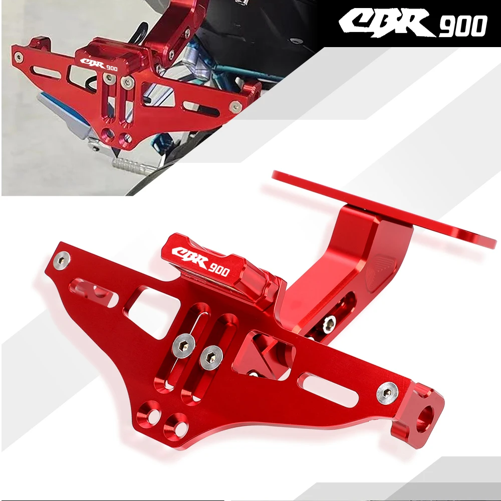 

Bracket Frame Motorcycle LED License Plate Holder Support For Honda CBR900 CBR 900 2016 2017 2018 2019 2020 2021 2022 Allyears