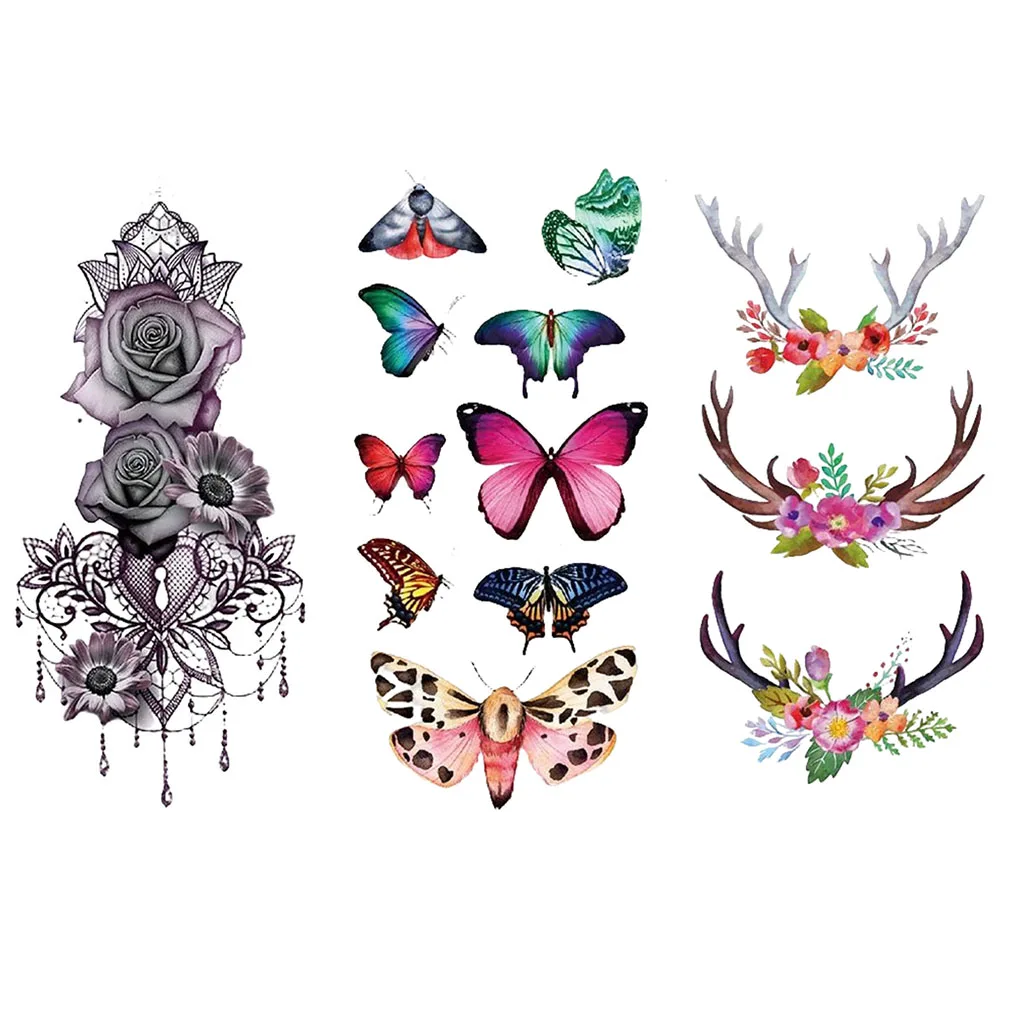 

10 шт./упаковка, водонепроницаемые наклейки для тела