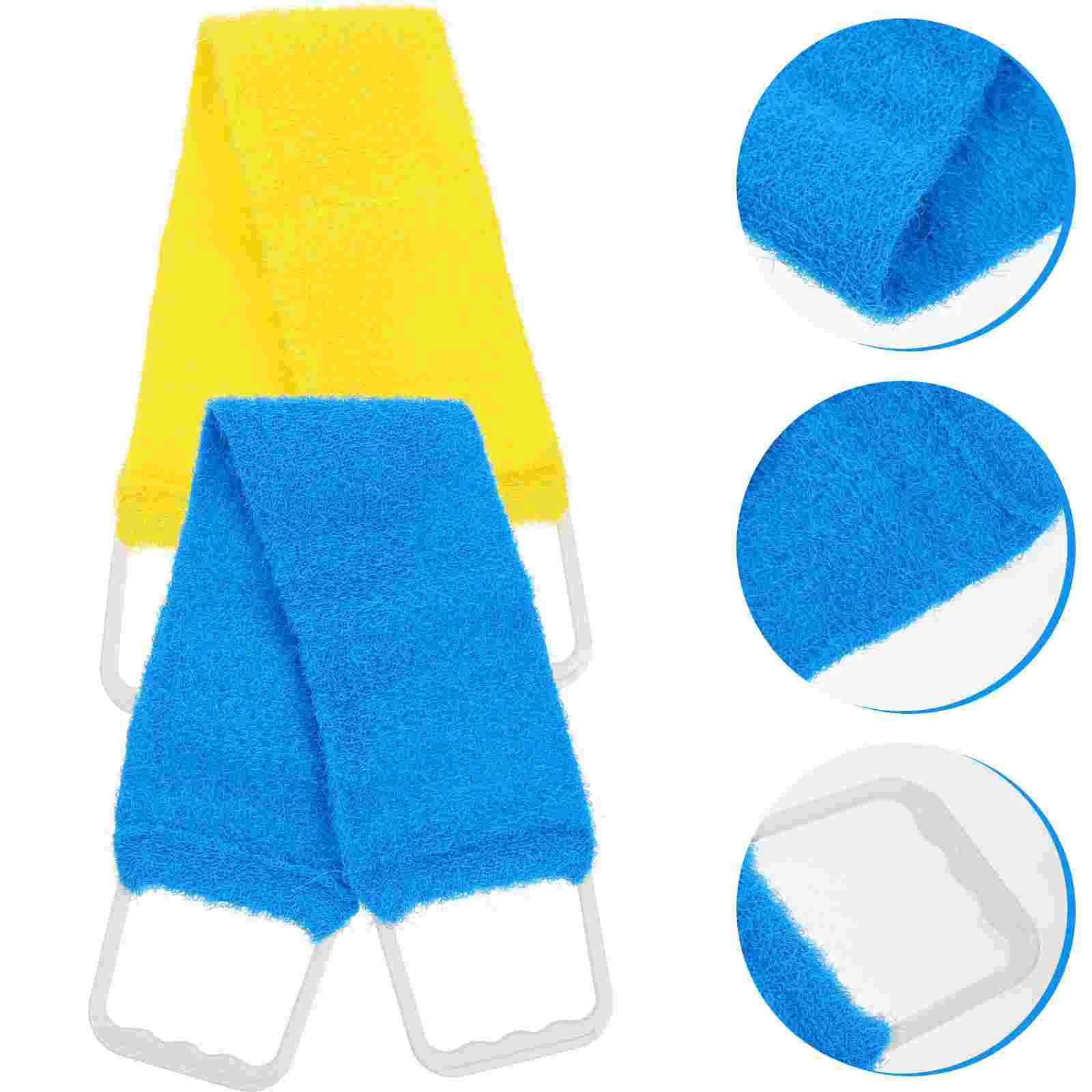 

Scrubber Shower Bath Towel Body Wash Exfoliating Brush Men Washer Strip Cloth Scrub Sponge Rub Cloths Clothes Your Washcloth