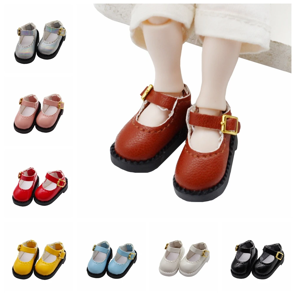 

1Pair Doll Shoes Cute Princess Sandals 2.7X1.3cm Shoes For OB11, Molly, 1/12 BJD, GSC,Dress Up Toys DIY Doll Accessories