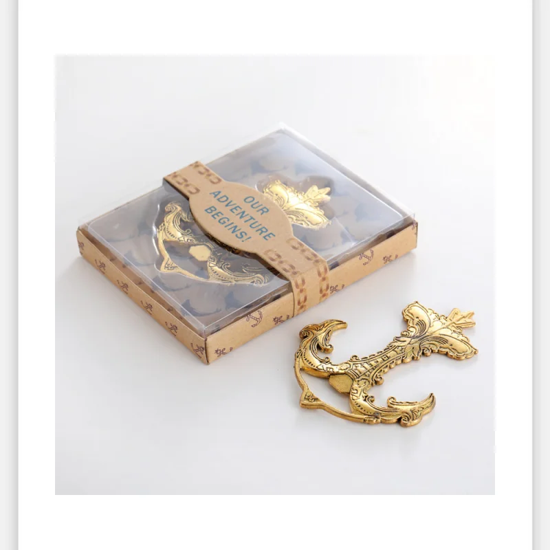 

50 шт. винтажный якорь мужской брелок креативный металлический трехмерный Ретро цинк бутылка из сплава открывалка сувениры Свадьба