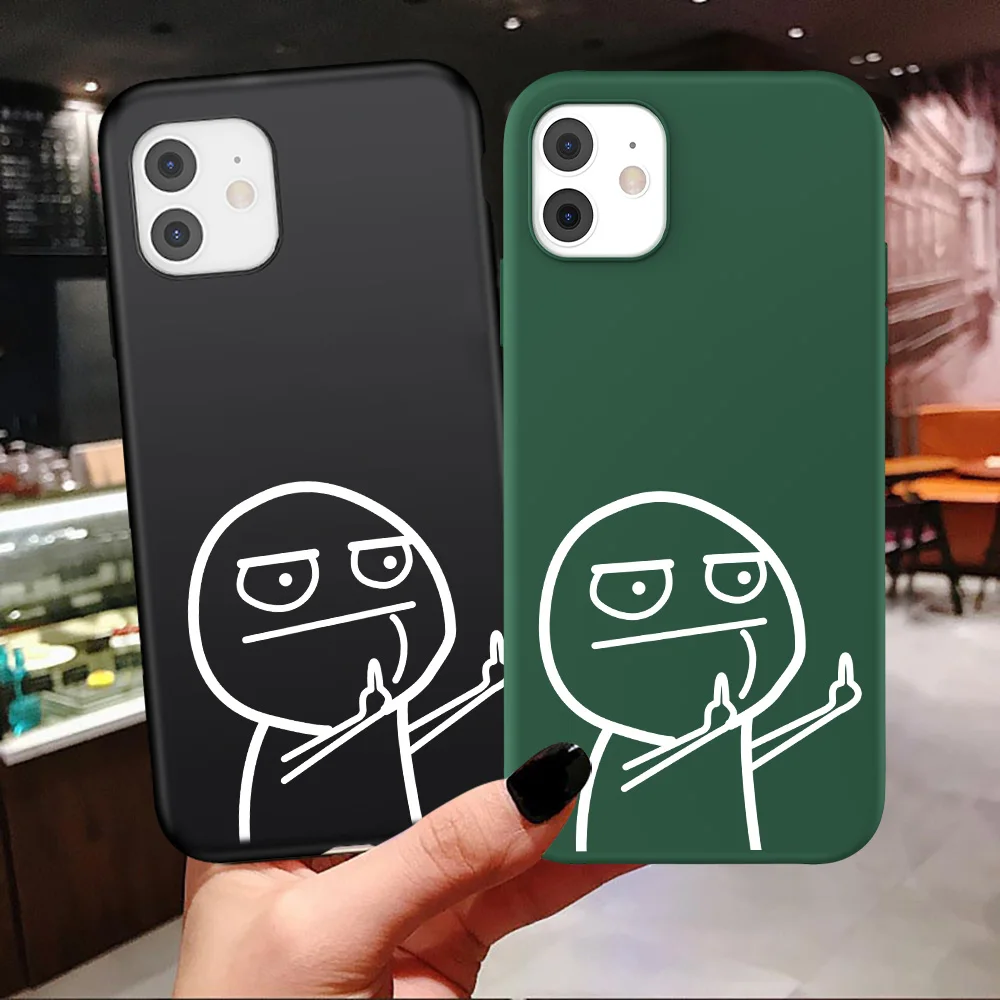 USLION милые забавные противоударные мягкие чехлы для телефонов из ТПУ iPhone 14 11 12 13 Pro