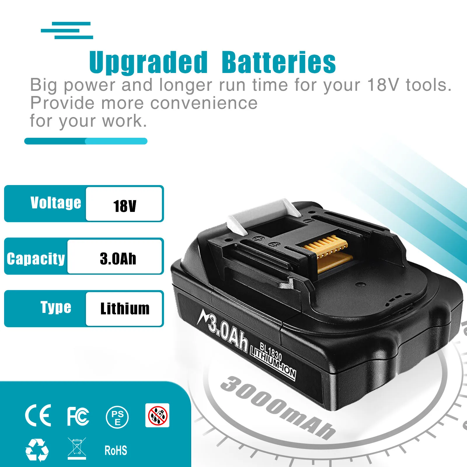 Makita BL1815 18 194205 AliExpress