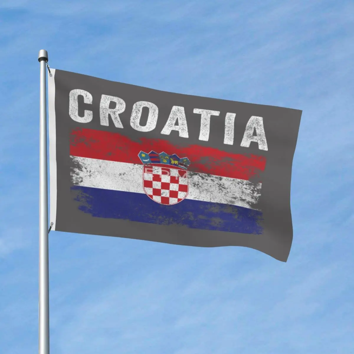 

Флаг Хорватии-Состаренный-флаг хорватского флага из полиэстера и т. д. Яркие цвета, драпировка из полиэстера, изысканная по индивидуальному ...