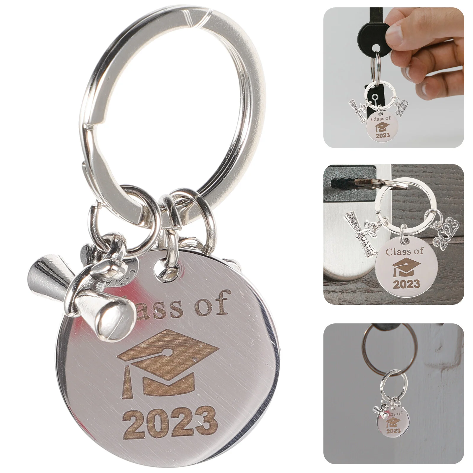 

Graduation Season 2023 Key Ring Chain Car Keys Keychain Letter Decor Creative Gift Keychains Wallet Bag Pendant