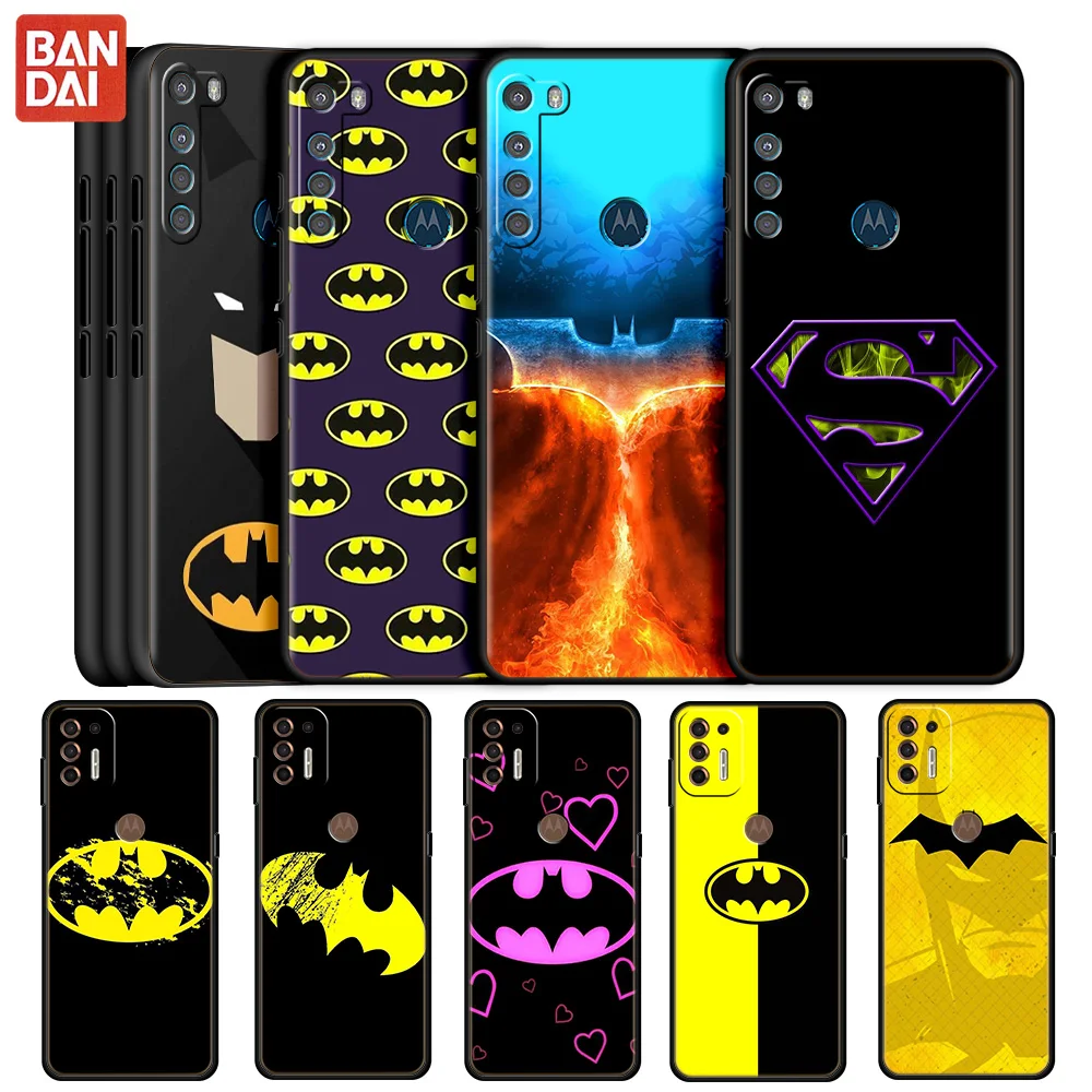 

Batman Logo Hero Case For Motorola Moto G30 G50 G60 G8 G9 Power One Fusion Plus E6s Soft Phone Coque Fitted Matte Silicone Capa