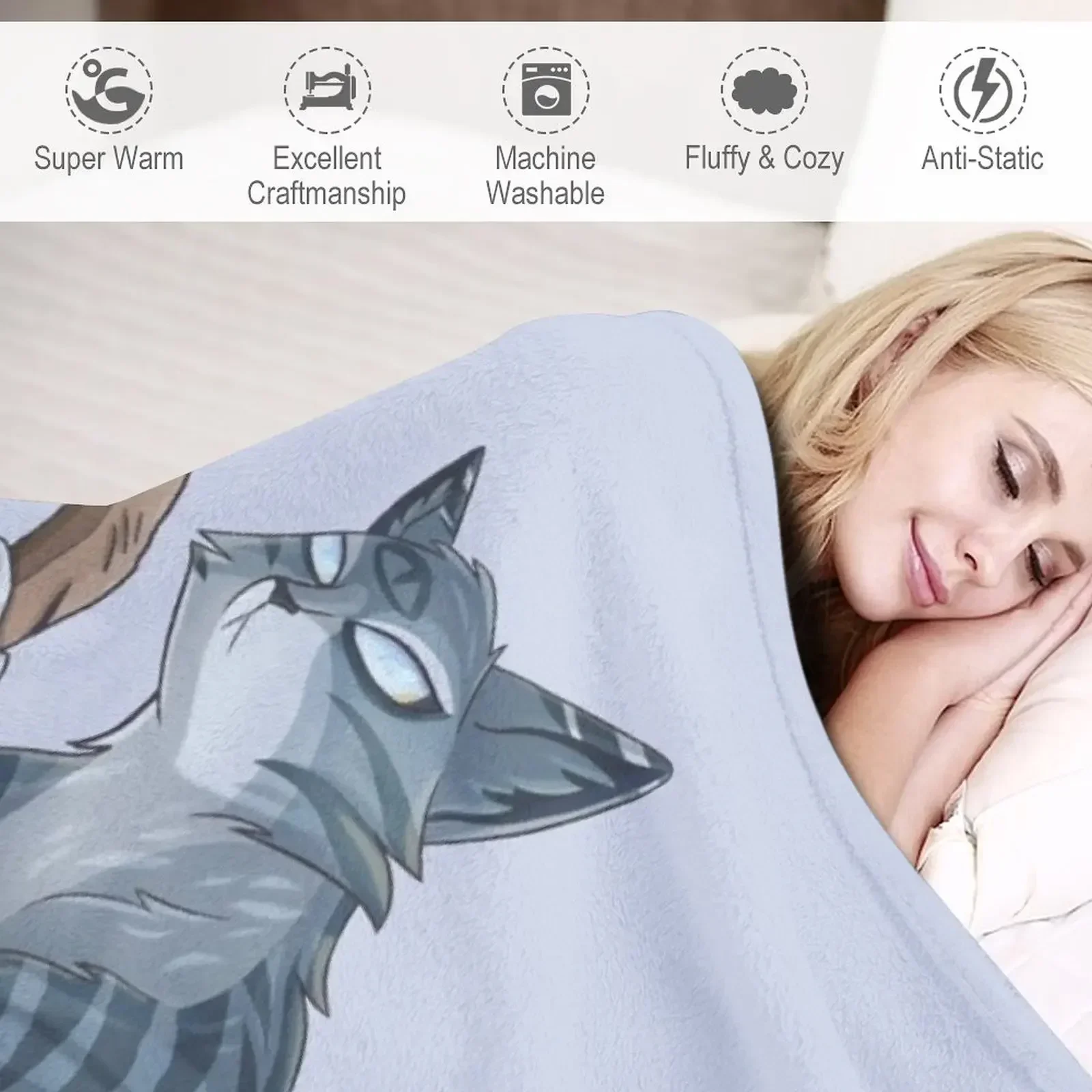 Jayfeather Роскошное дизайнерское одеяло