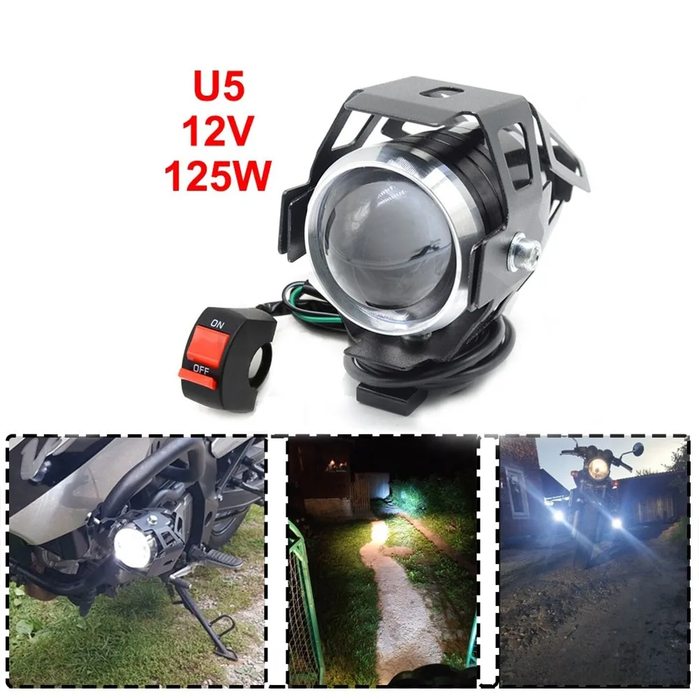 

Универсальные светодиодные противотуманные фары для мотоциклов U5, фасветильник дальнего света для BMW R1200RT S1000R, светодиодная лампа для дальнего света с дополнительной сборкой