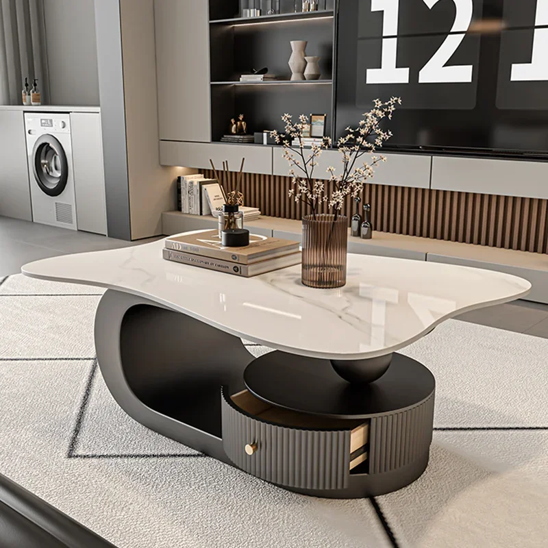 Прозрачный журнальный столик для спальни гостиной эстетический уникальный