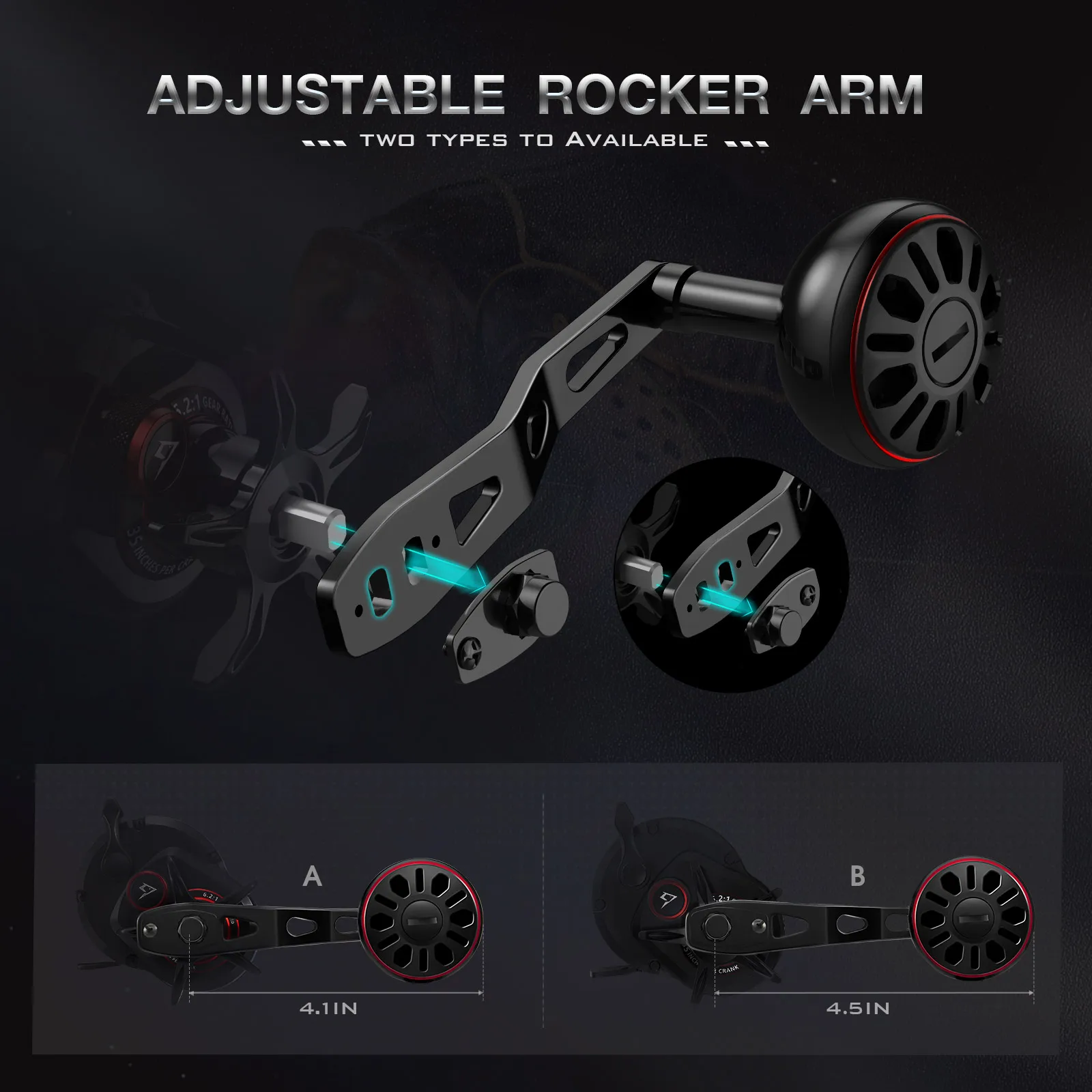 Катушка для джиггинга Piscifun Valtix с медленным шагом полностью алюминиевая и