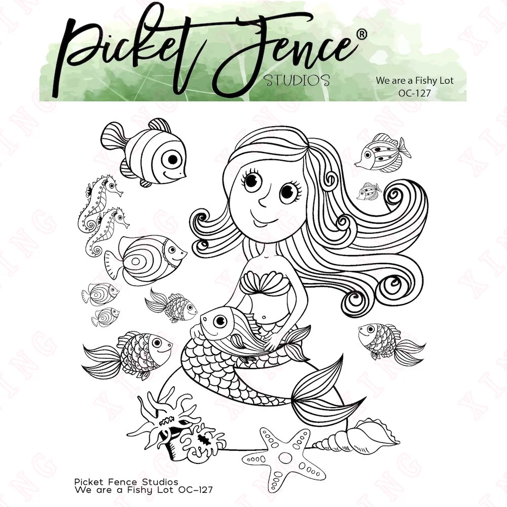 

New Scrapbook Diary Embossing Die Arrival We Are a Fishy Lot Silicone Stamps 2023 Album Decoration Craft Diy Greeting Card Molds