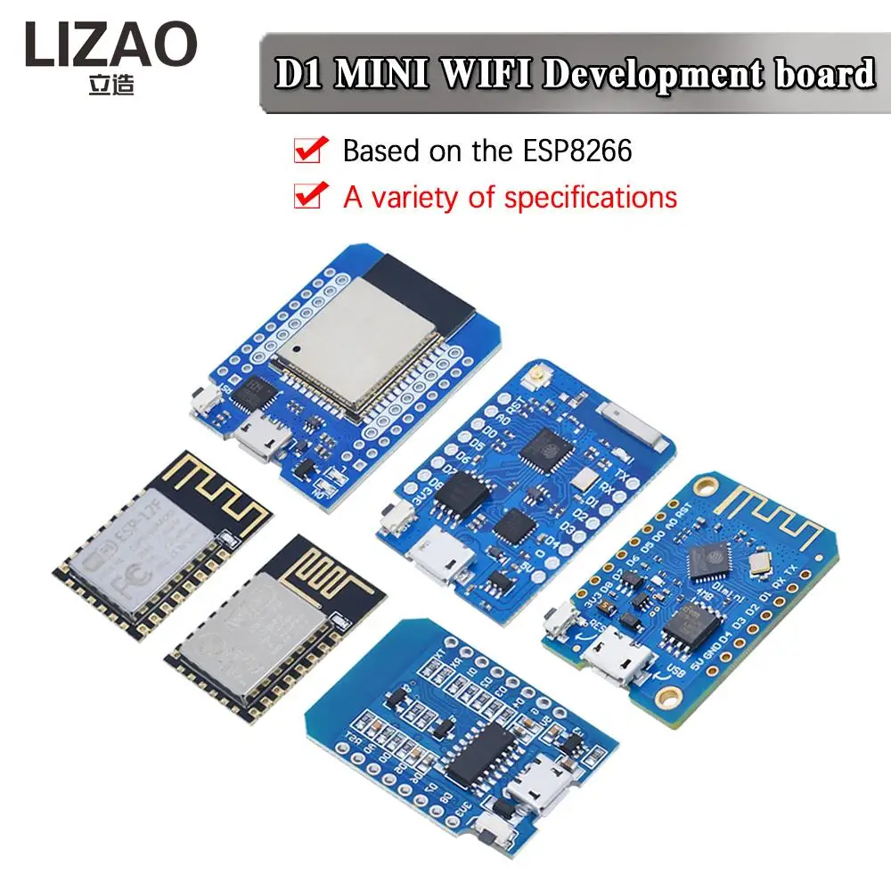 ESP8266 ESP-12 CH340G CH340 V2 USB WeMos D1 Mini PRO V3.0.0 макетная плата NodeMCU Lua IOT 3 В с контактами