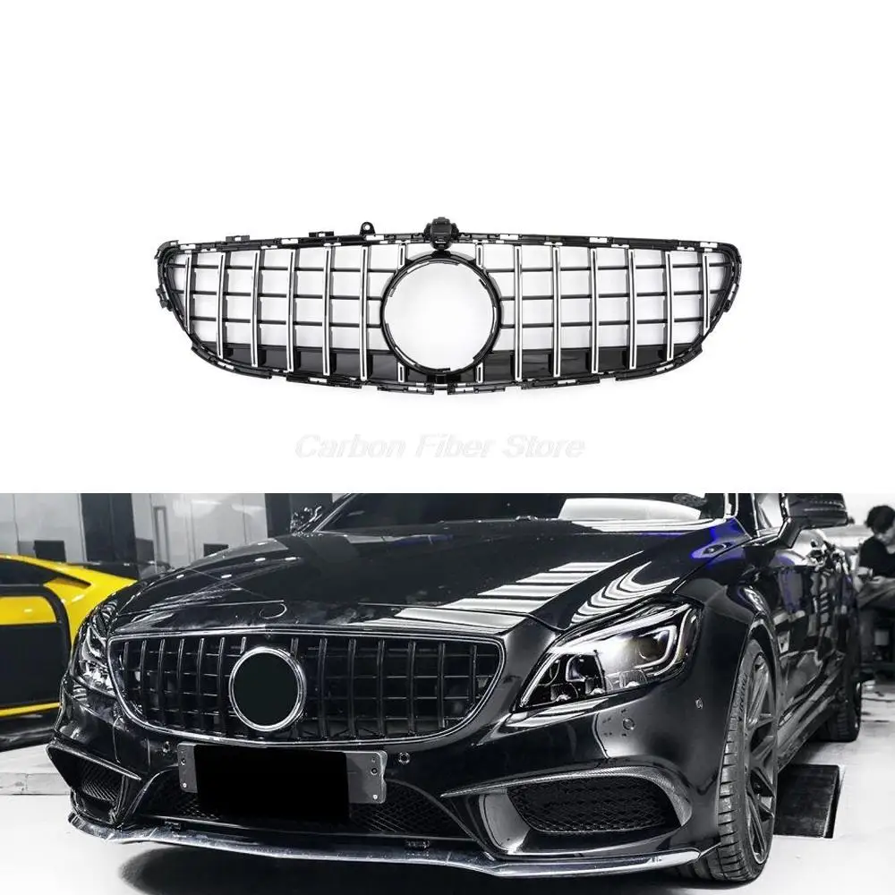 

Glossy Black W218 GT Grill Grille for Mercedes Benz W218 CLS400 CLS500 CLS550 Sport Sedan 4-Door 15-17