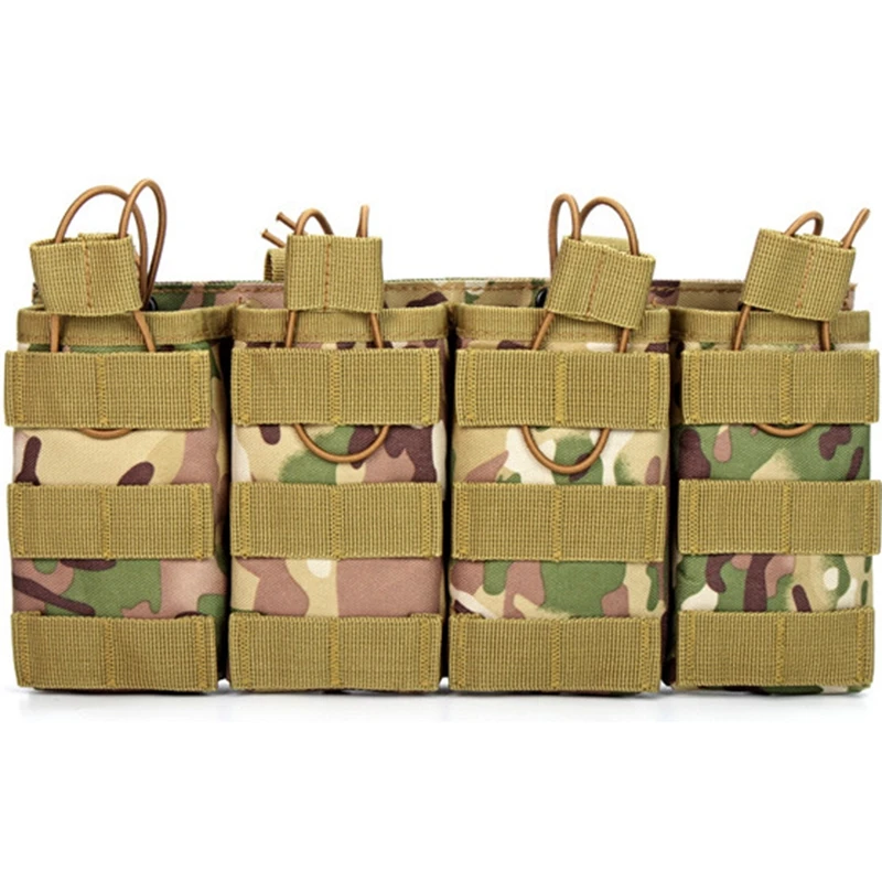 

Тактическая Сумка с открытым верхом для магазина, сумка для хранения винтовки, пистолета, Охотничья сумка M4, одинарная/двойная/Тройная, Molle, магнитный держатель для жилета, рюкзака