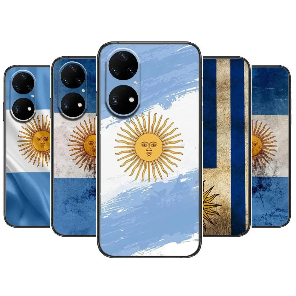 

uruguay Flag Phone Case For Huawei p50 P40 p30 P20 10 9 8 Lite E Pro Plus Black Etui Coque Painting Hoesjes comic fas