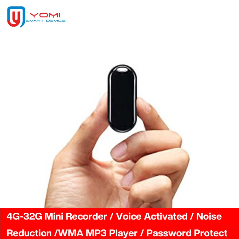 Necklace Pendant Noise Reduction Long Distance Recording Dictaphone Voice Control Audio Recorder Mp3 Player