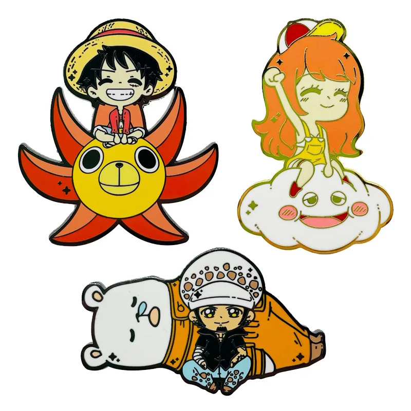

D0918 Cute Cartoon Classic Character Enamel Pins Badges Manga Brooches Anime Backpacks Lapel Pin Jewelry Gift For Fans Friend