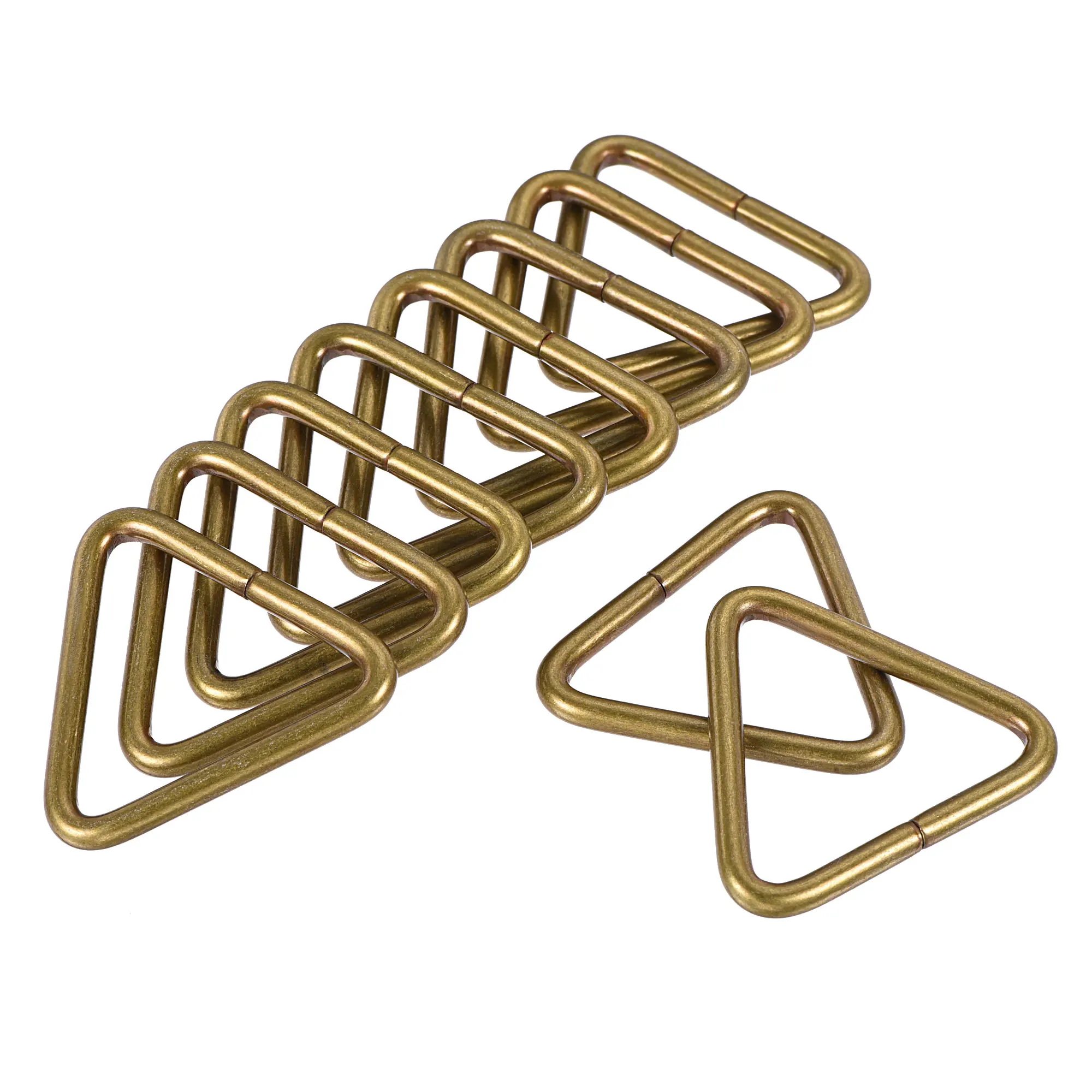 Uxcell металлическая треугольная кольцевая Пряжка 1 26 дюйма (32 мм) внутренняя ширина