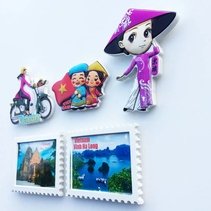 Вьетнамские магниты на холодильник) phố Nha Trang Ha Long Bay сувениры для путешествий