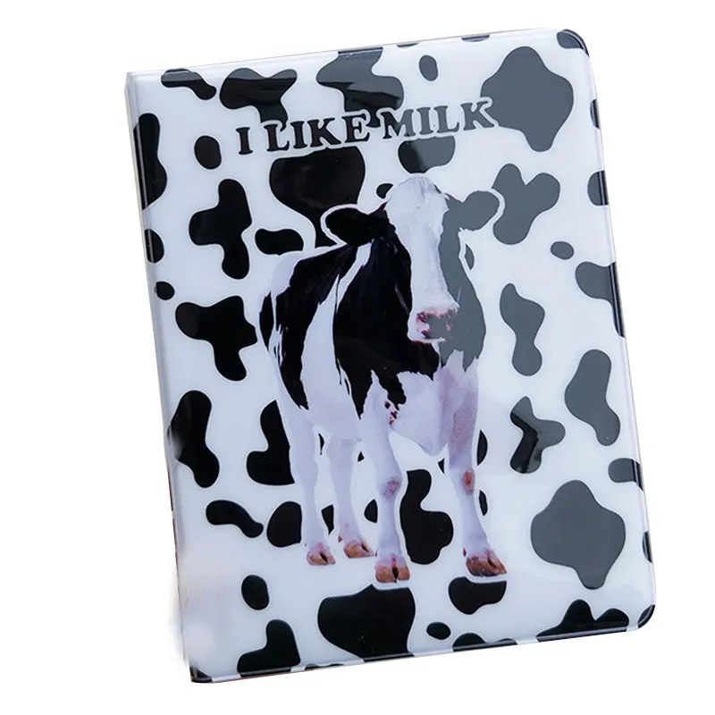 

3inch 64 Pockets Photo Album Instax Mini Cow Pattern Photo Albums Postage Stamp Collection Book Home Decoration Photocard Holder