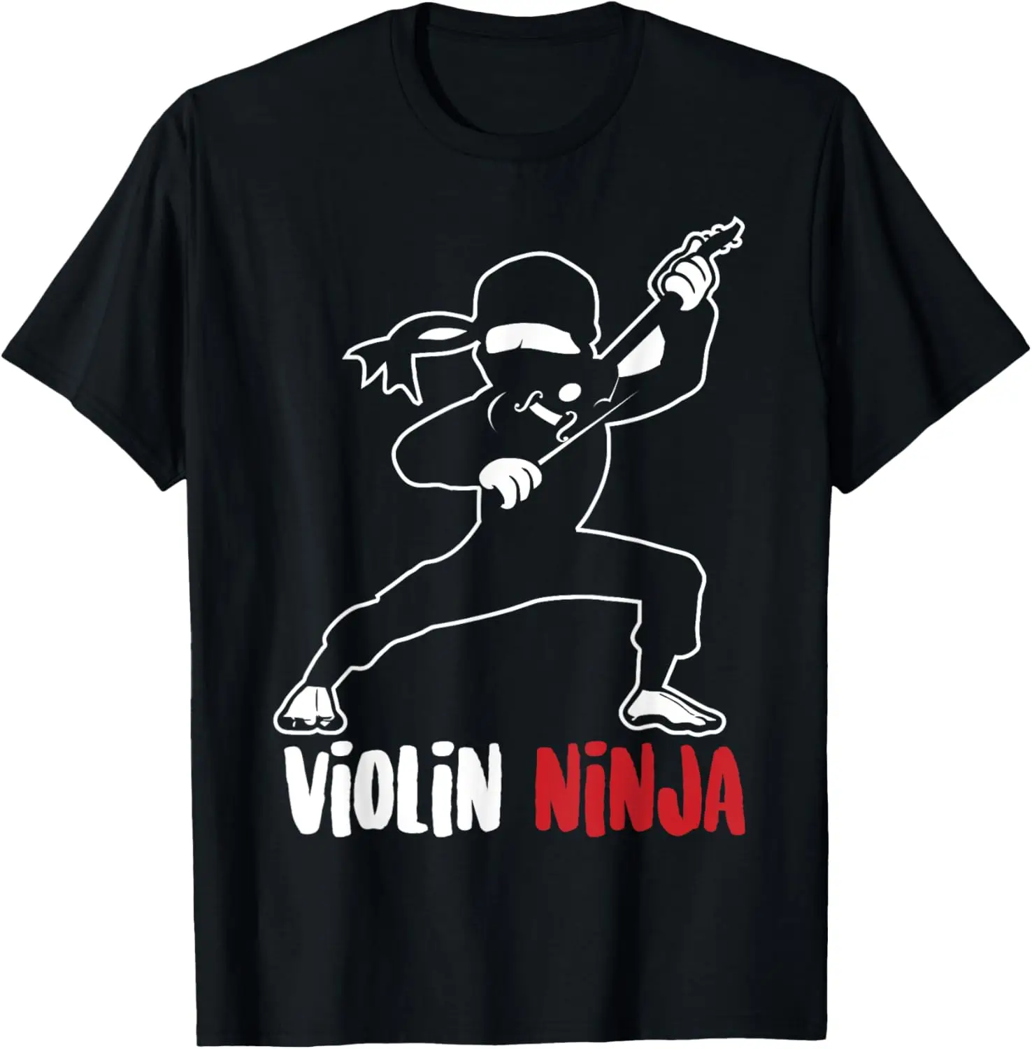 Скрипка ниндзя милый скрипатель музыкант забавный музыкальный игрок подарочная