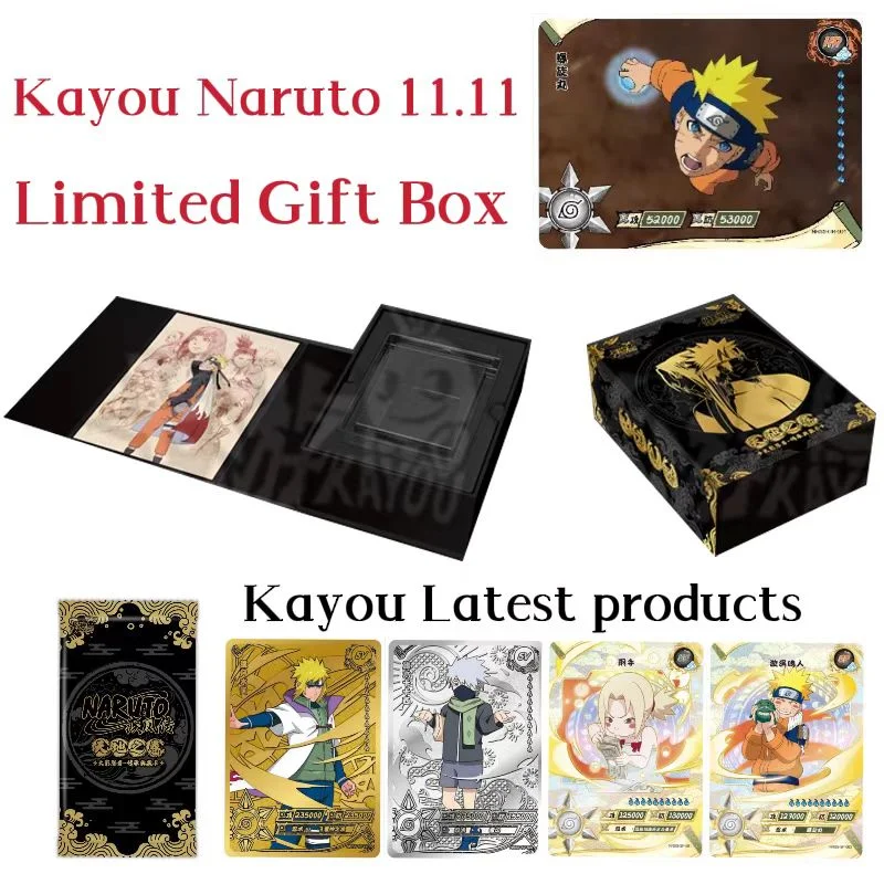 

Ограниченная памятная Подарочная коробка Kayou Naruto для праздников на дней, карточка наследия, небо и земля, SPcard
