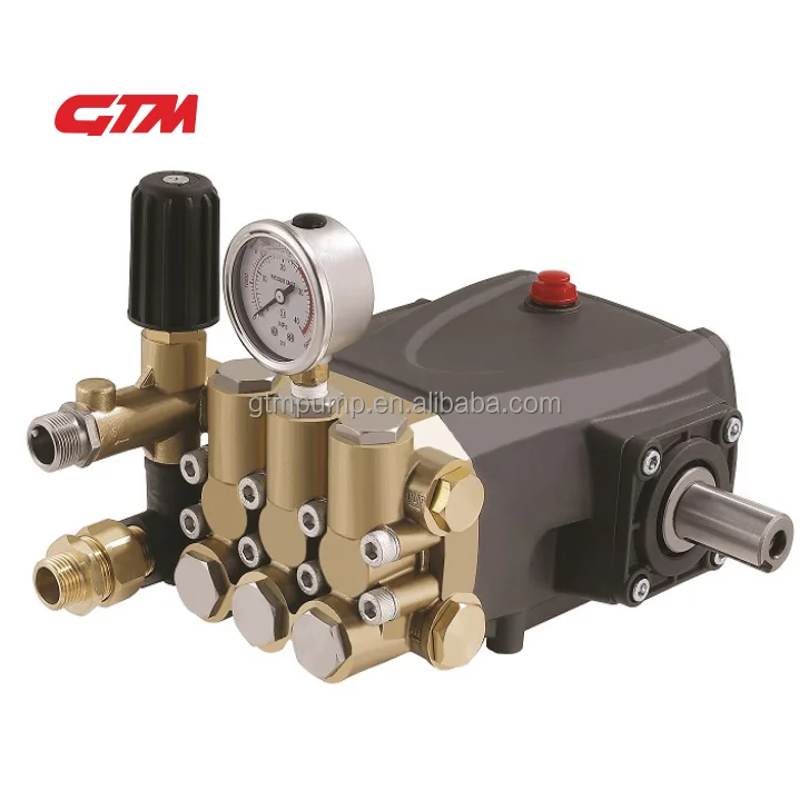 Триплексный поршневой насос высокого давления GTM 200bar 50Lpm/60LPM для мойки