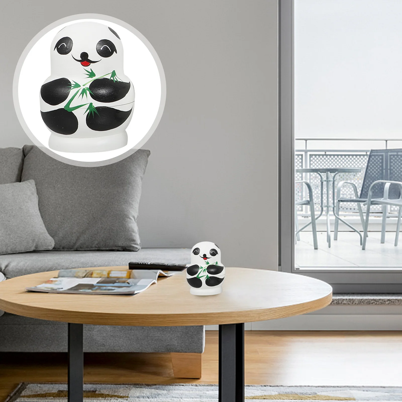 Десятислойная панда-матрешка подарок на день рождения куклы матрешки игрушки