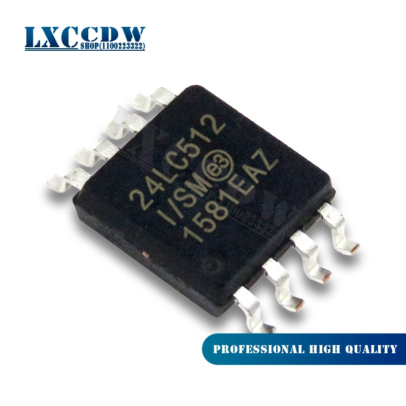 5 шт. 24LC512-I/SM SOP-8 24LC512 24LC32A-I/SM 24LC32-I/SM 24LC32 24LC64-I/SM 24LC64 24LC128-I/SM 24LC128 24LC256-I/SM 24LC256