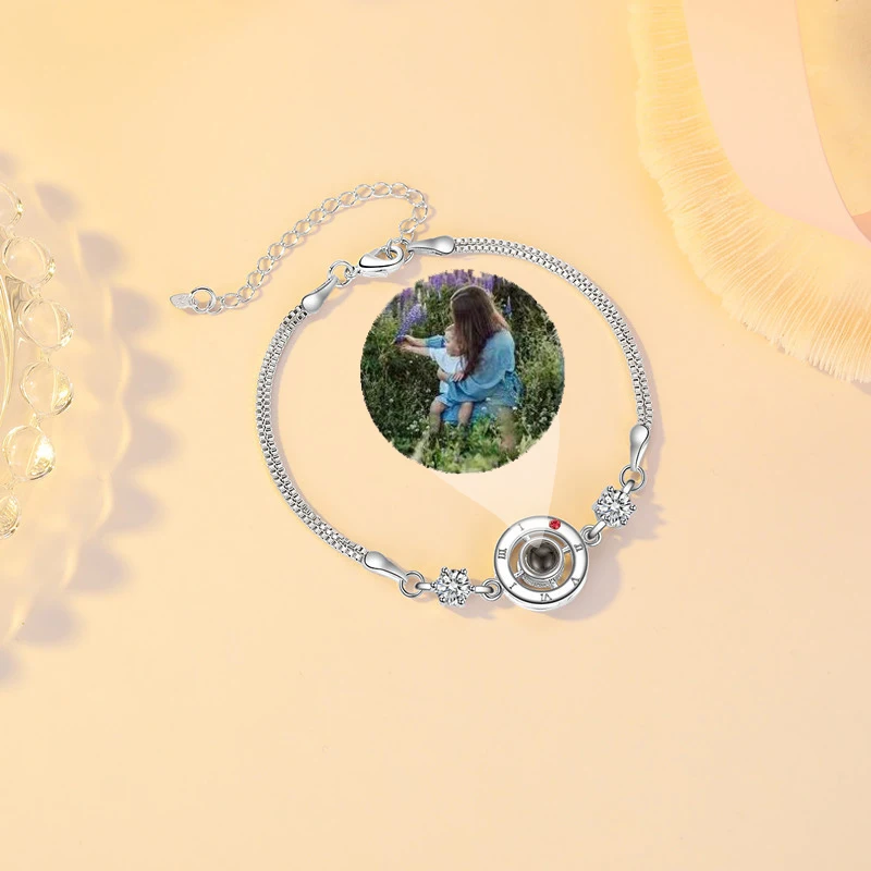 Браслет с фотографией на заказ фото внутри из нержавеющей стали
