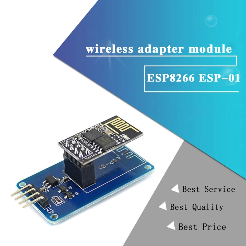 Модуль беспроводного последовательного адаптера Wi-Fi ESP8266 ESP-01 3 В 5 выключатель