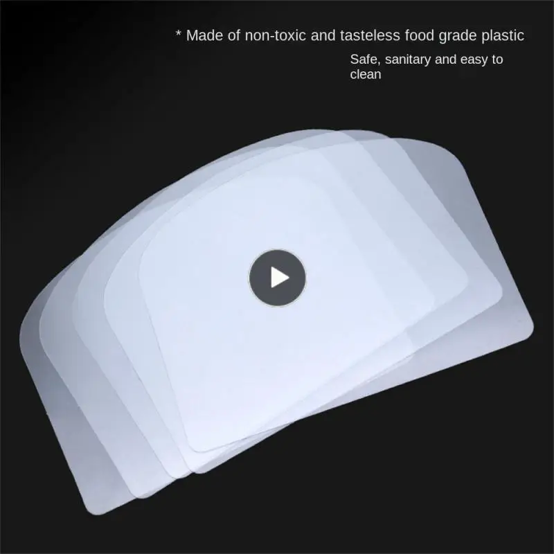 

Soft Food-grade Cake Blade Hygienic Dough Scraper Anti Slip Tasteless Bread Pasty Scraper Kitchen Tools Transparent Durable