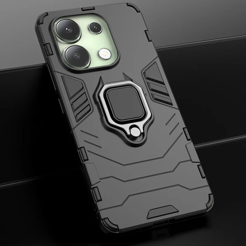 Новый стиль для Xiaomi Redmi Note 13 4G противоударный защитный чехол с кольцом