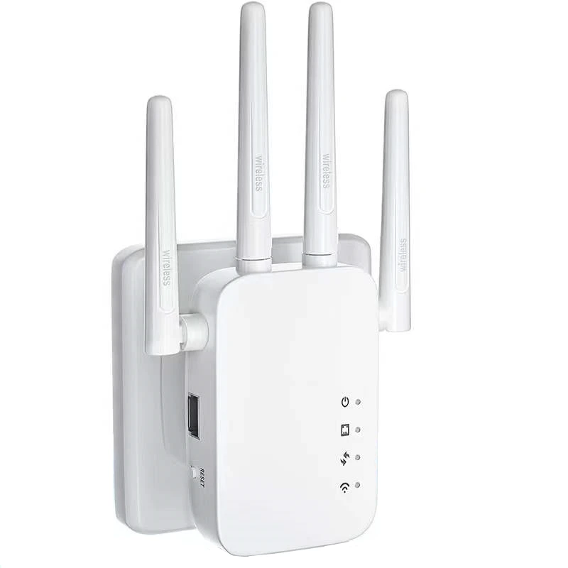 

2022 NEW 500m 4G 5G Wireless Wifi Repeater 300Mbps Network Wifi Router Extender Signal Amplifier 2 Antenna Booster Access Point