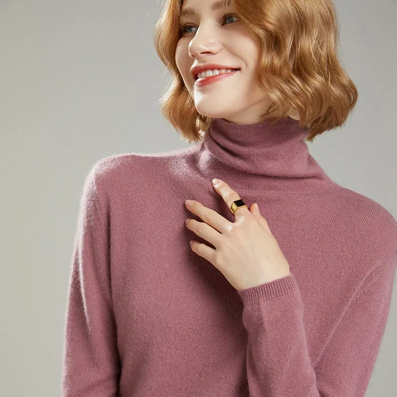 Женские топы 100% из чистой пашмины вязаные пуловеры лидер продаж зимние мягкие