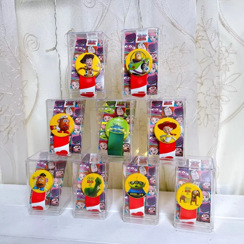 Disney Toy Story Figure Buzz Lightyear Woody Potato Head Slinky Dog Rex Doll Children Bracelet Wristband