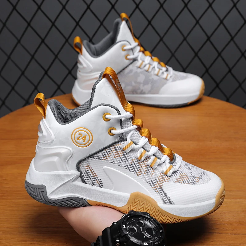 Children's Shoes 2022 Autumn Basketball Shoes Foot Protection Court Sports Shoes High Quality Children's Basketball Shoes 31-40