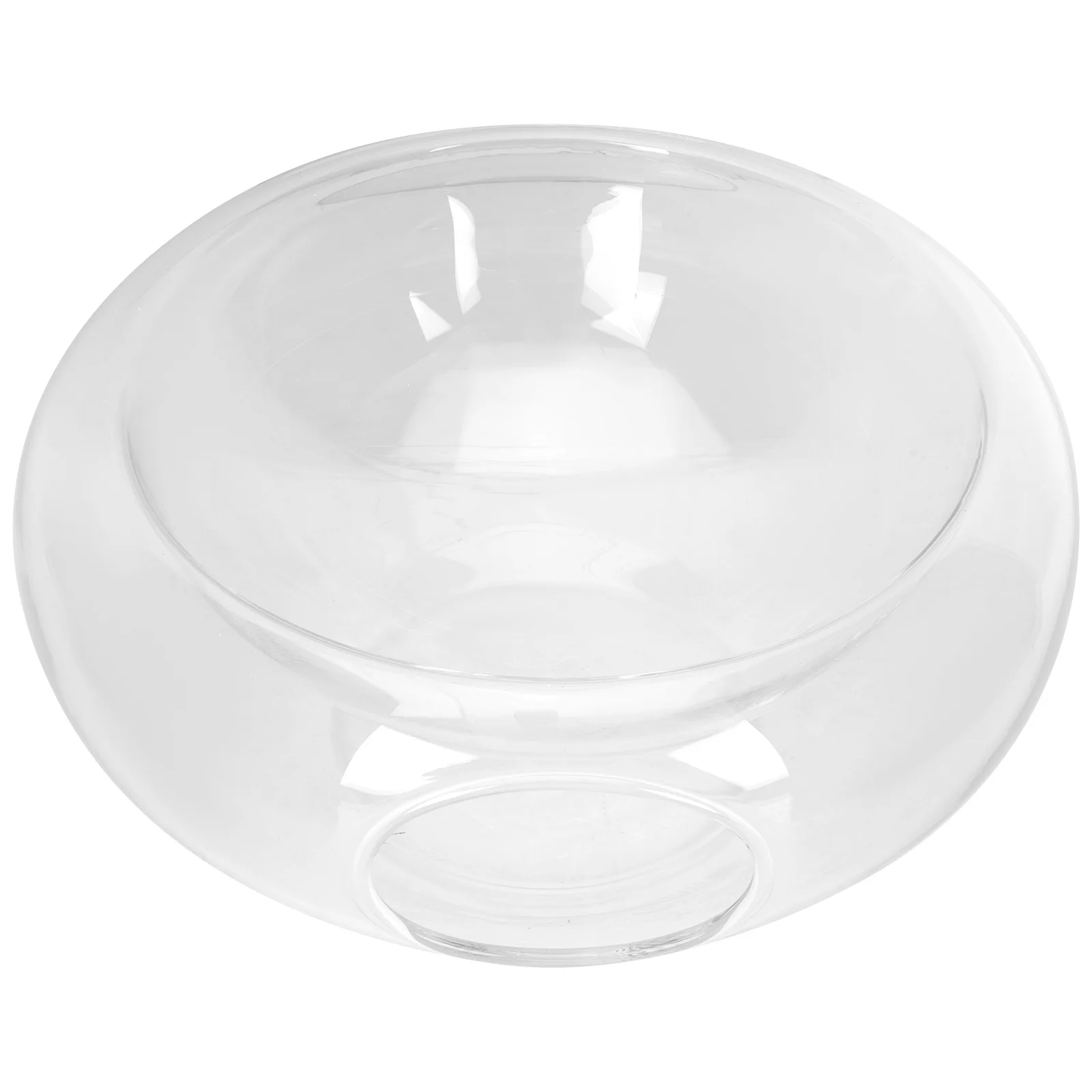 

Dry Ice Salad Holder High Borosilicate Glass Bowl Creative Smoke Tableware