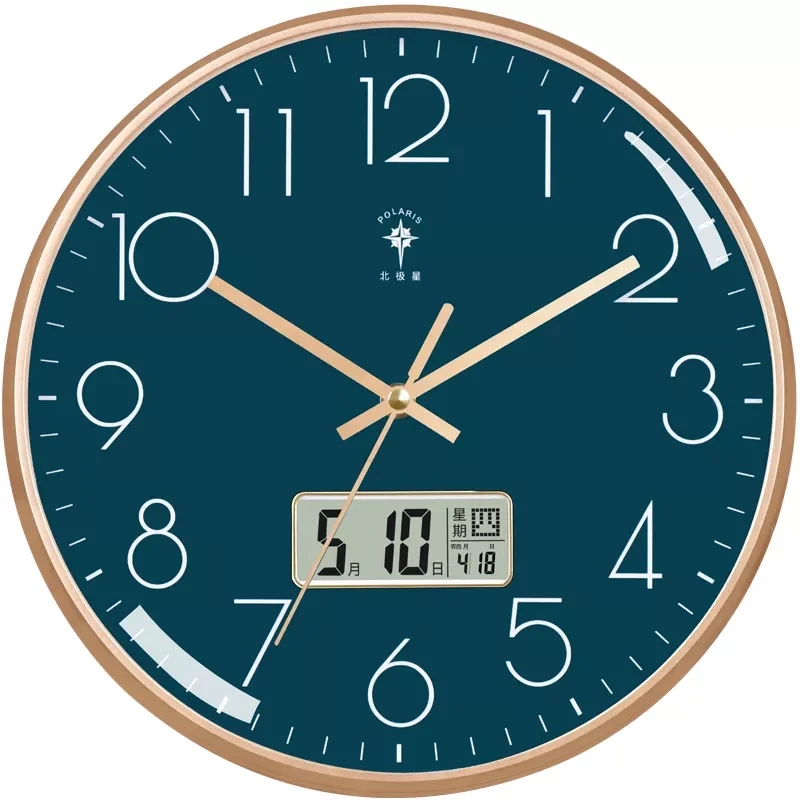 

Настенные часы большого размера, современные тихие цифровые часы с механизмом, скандинавские настенные часы, украшение для дома, спальни, г...