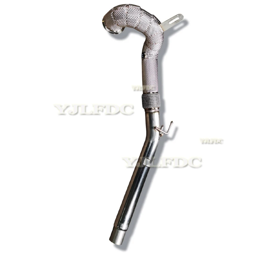 Фото Автомобильная водосточная труба Golf 7 GTI EA888 Gen3 MK7 Audi S3 1.8 2.0 TSI Downpipe Echappement Выхлопная труба из нержавеющей стали Автомобильная труба №3