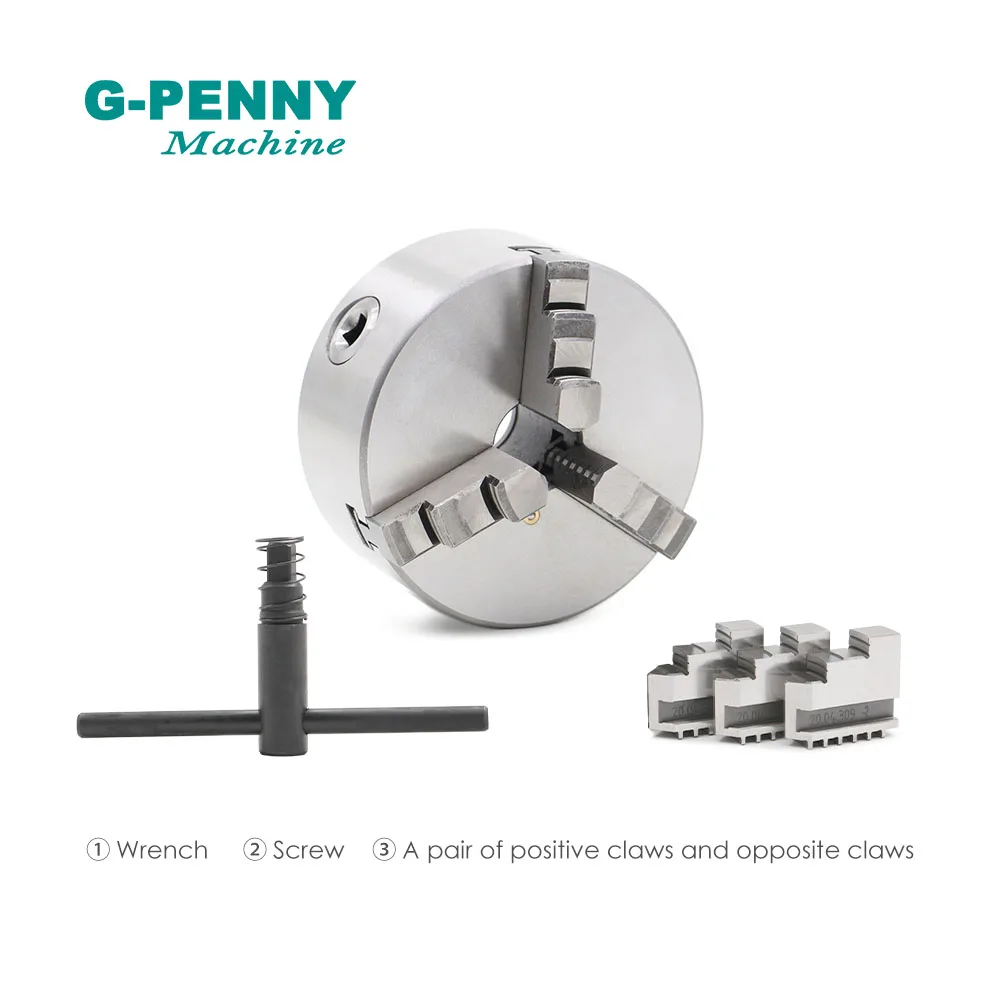 G-PENNY 3-кулачковый патрон 100 мм 4-я/осный самоцентрирующийся ручной K11