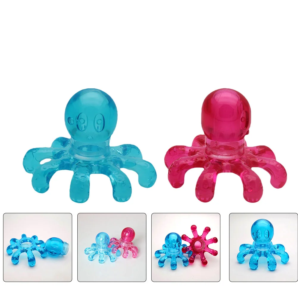 

2Pcs Convenient Head Massagers Portable Hair Massagers Household Head Scratchers