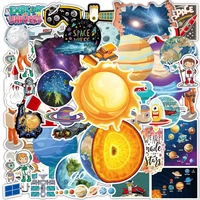 103050pcs space astronaut planet aesthetic stickers for kids waterproof cartoon stickers decals graffiti luggage laptop phone