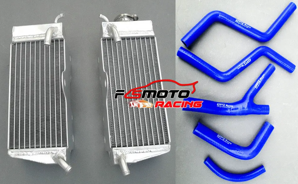 Фото Алюминиевый радиатор + силиконовый шланг для HONDA CR250R CR250 CR 250 R 1985 1986 1987 85 86 87 №3