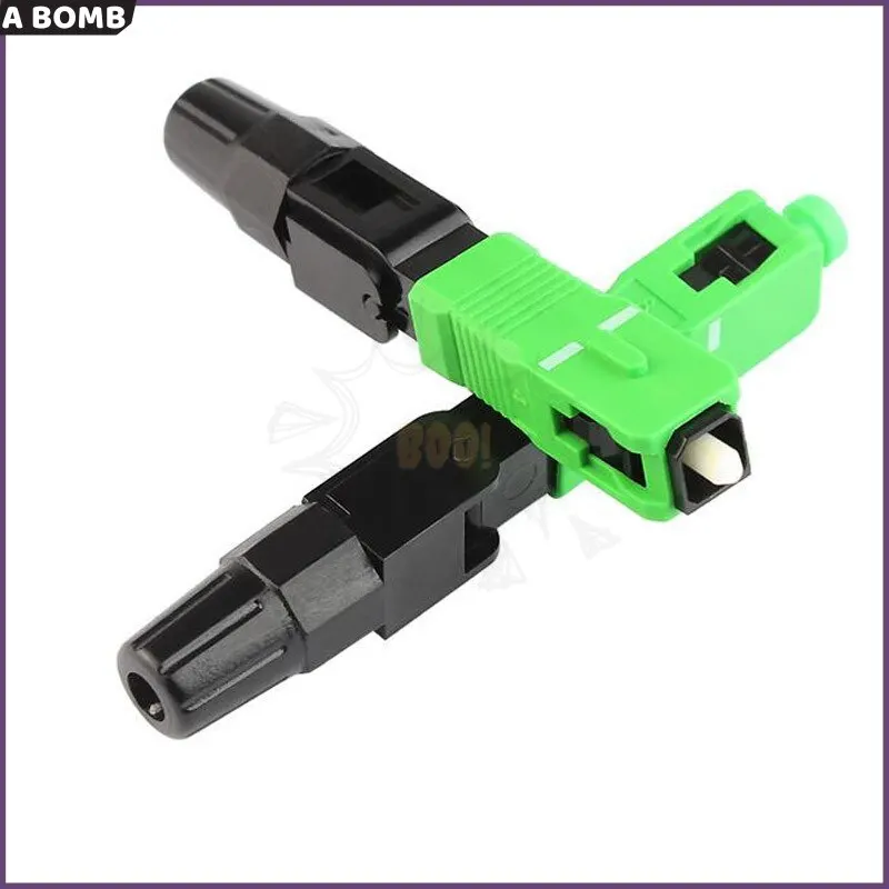 

SC APC Fast Connector Single-Mode Cold Connection FTTH Fiber Fast Connector SC Fiber Optic Connector Free Shipping