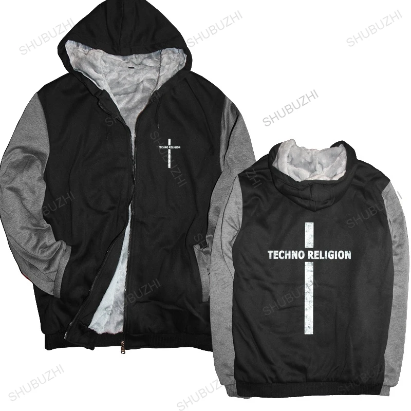 

Streetwear Men hoodie Techno Music hoody pullover thick hoody hoodie Retro shubuzhi winter Religion Cross sweatshirt Top coat