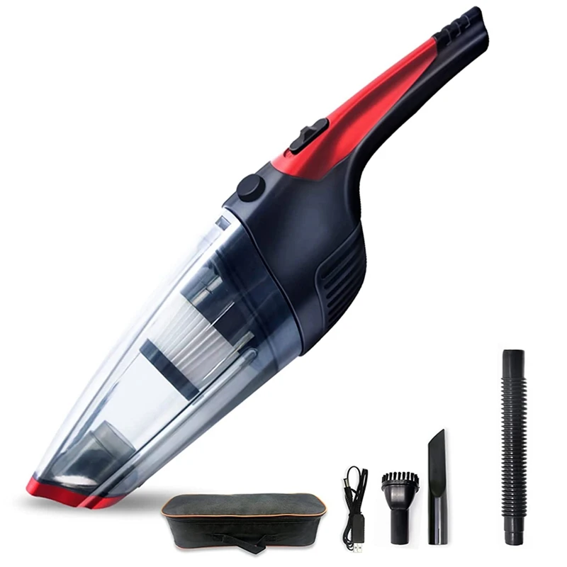 

Handheld Vacuum Cleaner Cordless,Portable Car Vacuum Light Weight Mini Vacuum With USB Charging Cable