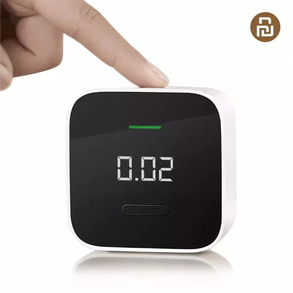 

2023New New Honeywell Formaldehyde HCHO Monitor bluetooth OLED temperature humidity sensor Gas Detector work For Mijia app