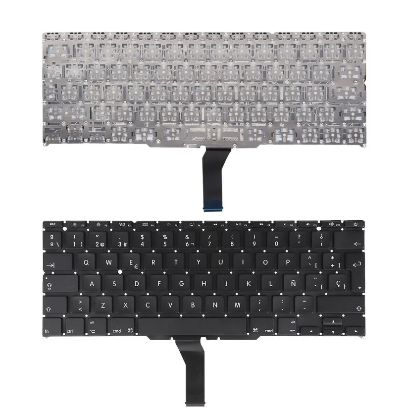 

Spanish Keyboard for Apple Macbook Air A1370 A1465 A1406 11.6" BLACK